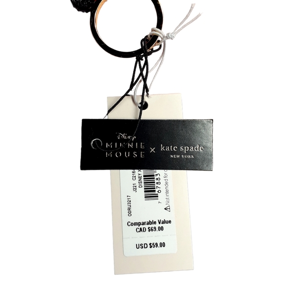 Disney Kate Spade New Minnie Mouse Ring Size 6 & 7 - Picture 4 of 5